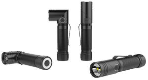 L81R-UV Flashlight 1*18650 Rechargeable L-torch with UV  1000 Lumens