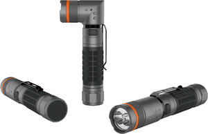 L81H 1*18650 USB Rechargeable L-torch flashlight with UV 900 Lumens