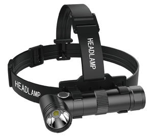 HL81R 1*18650 Rechargeable L-torch Headlamp , 2000LM