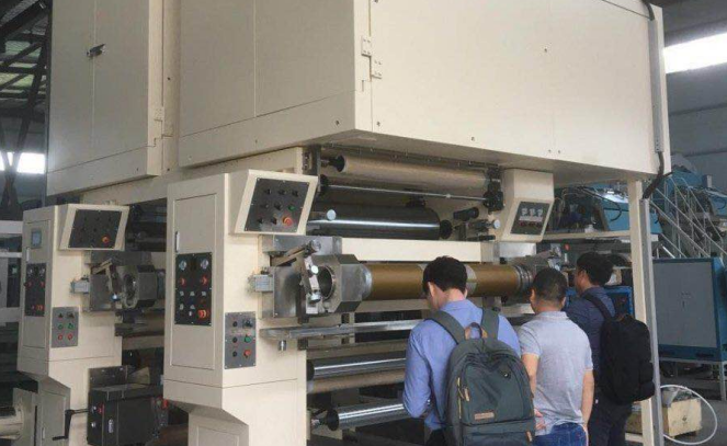 Korean Customer Come for Acceptance of Wallpaper Production Line