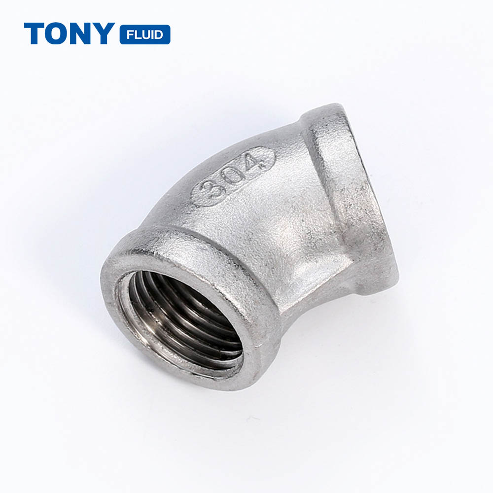 High Pressure 6000Psi Female Thread Elbow - 90 Degree Stainless