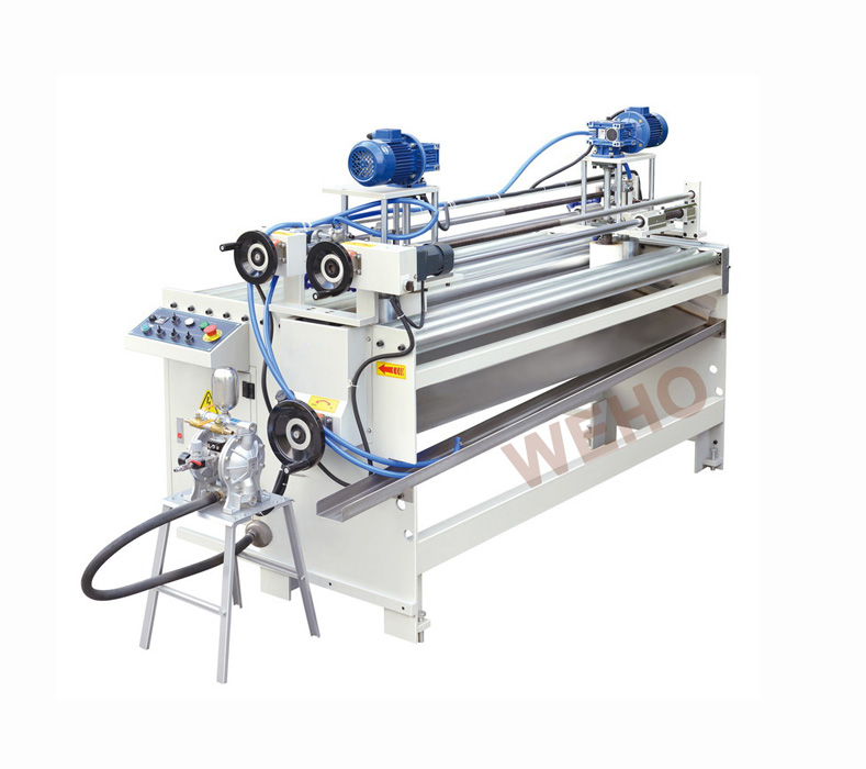 UV double side rolling machine for Irregular wood products