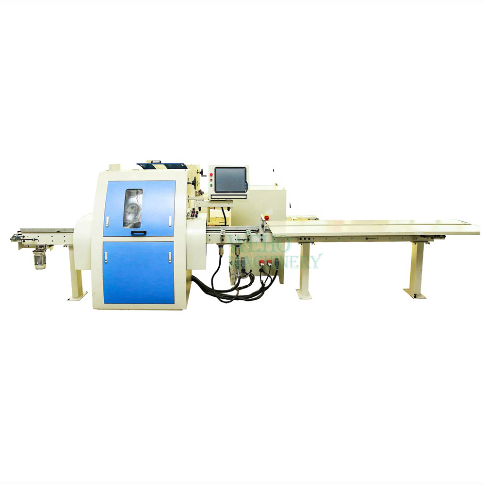 Hight speed full automatic CNC circular cutting optimizing wood cross cut machine