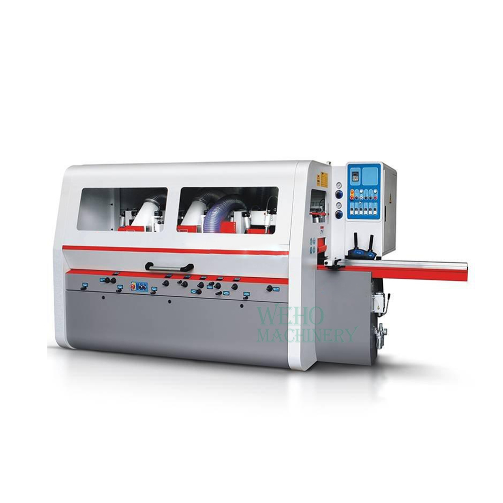 Four cutter planer industrial wood molding machine