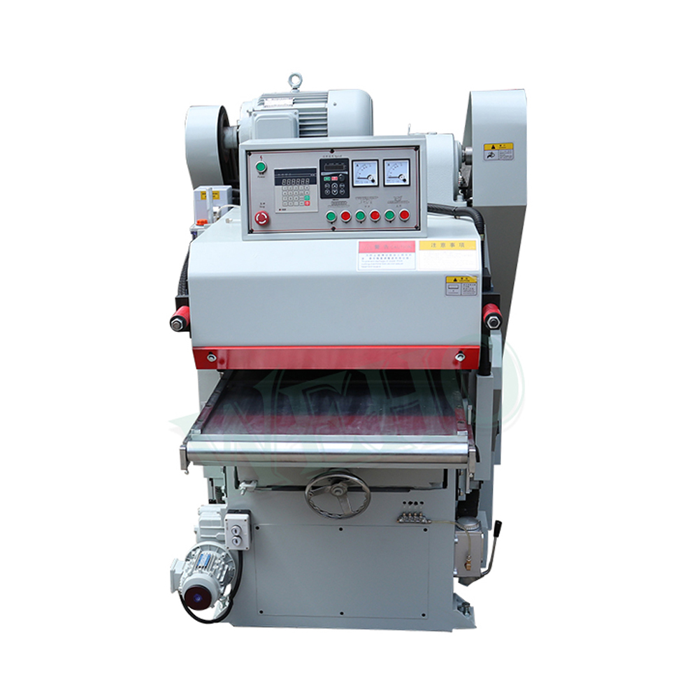 Automatic wood thickness double sided surface face planer thicknesser machine