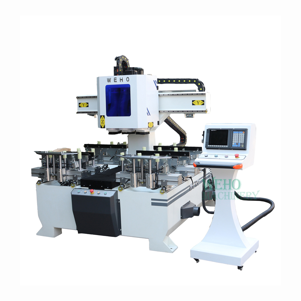 Wood CNC mortising machine 3 axis Multi-Spindle Slot Milling Machine | Wood Mortising Machine