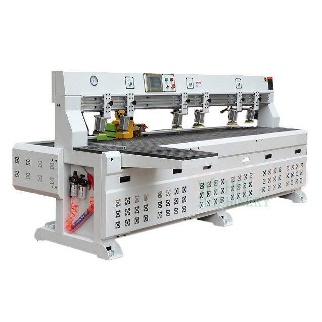 CNC horizontal sides drilling and milling machine for door/cabinet boring machine