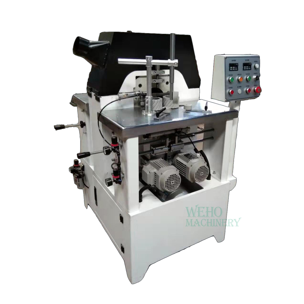 Industrial sanding chamfering machine for bend woood furniture
