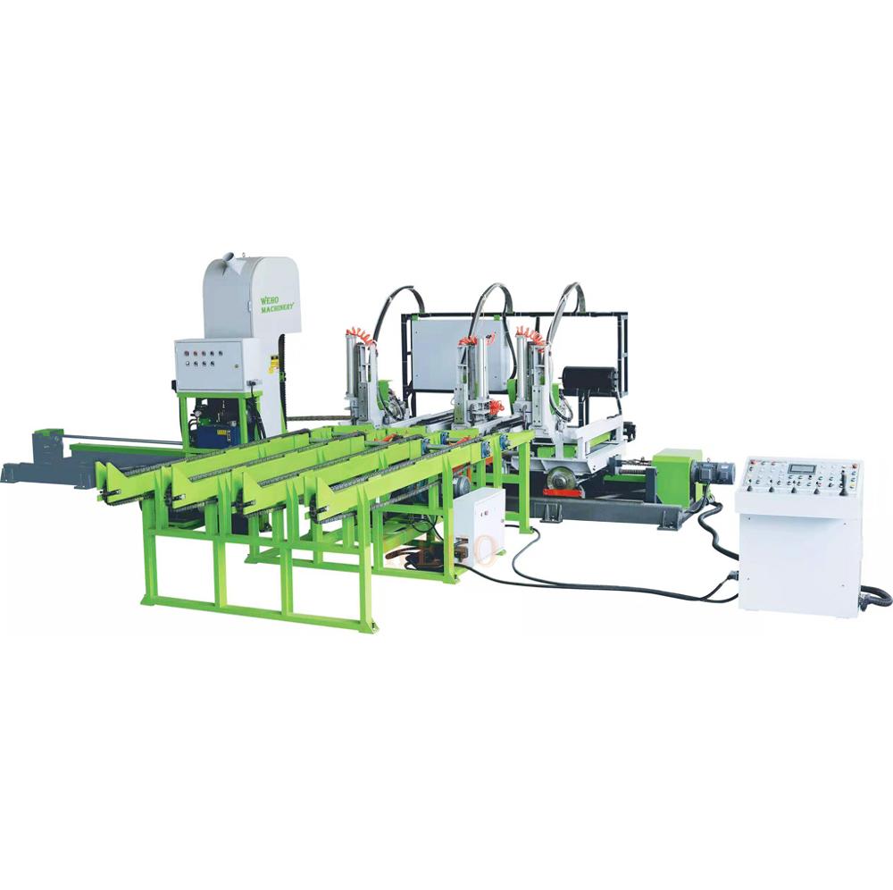 Band saw machine Fully automatic vertical bandsaw mill to cut logs and carrage band log machine