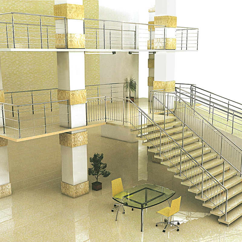 Bar Handrail For External, Stainless Steel External Railing Of Building Floor