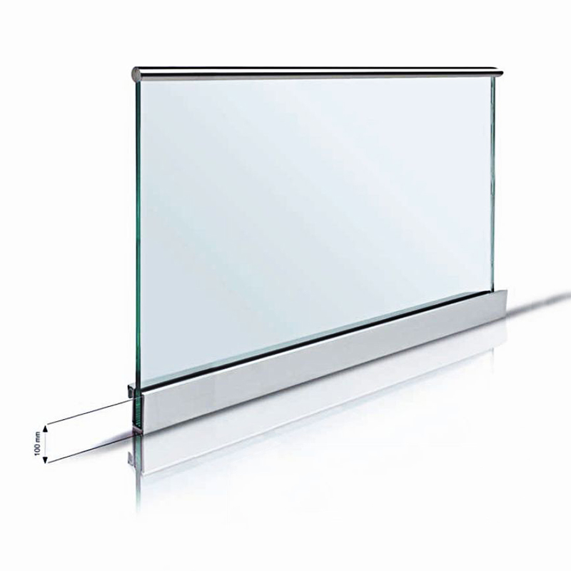 Aluminium Glass Railing System Manufacturer | Aluminium U Channel Frameless Glass Balustrade