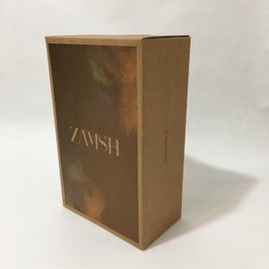 fold able shoes box with corrugated material, kraft corrugate material