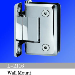 China Top Selling Standard Duty Shower Hinges Wall To Glass 90 Degree Shower Door Hinge L-2116