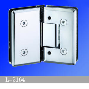 Adjustable Heavy Duty Shower Hinges Beveled Glass to Glass 135 degree L-5164