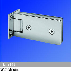 Standard Duty Shower Hinges Wall To Glass Wall Mount Full Back Plate Shower Door Hinge L-2141