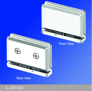 Pivot Shower  Hinges L-2331AD Glass Clamp