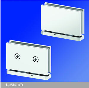 Pivot Shower  Hinges L-2341AD Glass Clamp