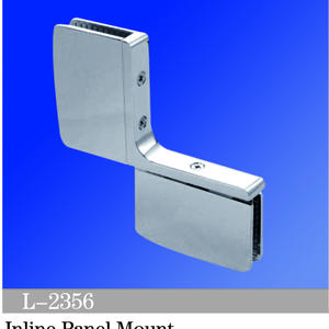 Pivot Shower  Hinges Inline Panel Mount Glass To Glass Glass Door Clip Factory Price L-2356