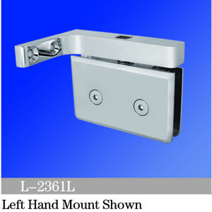 Pivot Shower  Hinges Left Hand Mount Shown Offset Bracket Wall Mount Hinge Wholesale L-2361L