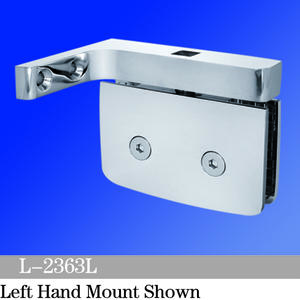 Pivot Shower  Hinges Left Hand Mount Shown Offset Bracket Wall Mount Hinge OEM ODM Avalable L-2363L