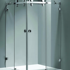 Stainless Steel Sliding Door Shower Hardware Glass Shower Door Fittings Manufacturer S005