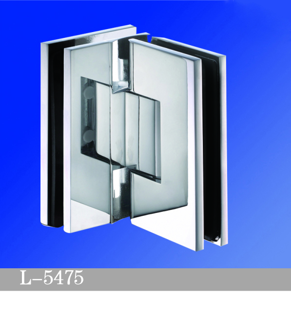  Adjustable Heavy Duty Shower Hinges with covers  Glass  to Glass L-5475