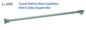 Round Tube Shower Support Bars Shower Cabin Wall To Glass Support Bar L-2707