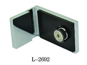 Square Corner Shower Glass Clamps with Covers L-2692