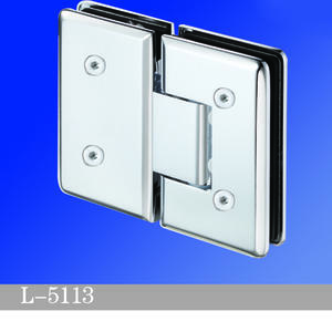 Heavy Duty Shower Hinges Glass To Glass For Glass Bathroom Door  L-5113
