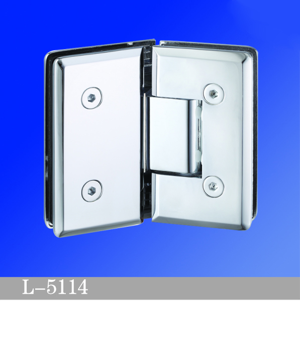 Heavy Duty Shower Hinges Glass To Glass For Glass Bathroom Door 135 Degree L-5114