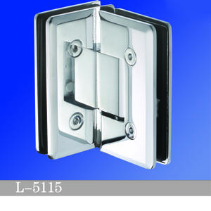 Heavy Duty Shower Hinges Glass To Glass For Glass Bathroom Door 90 Degree L-5115