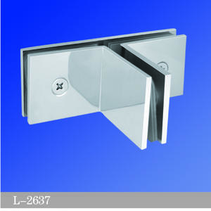 Square Corner Shower Glass Clamps Glass To Glass T Shape Hinge L-2637