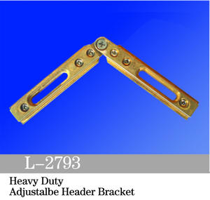 Shower Door Header Kits Accessories Heavy Duty Adjustable Bracket