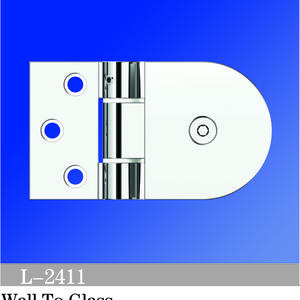 Standard Duty Shower Hinges Wall To Glass Wall Shower Door Hinge L-2411