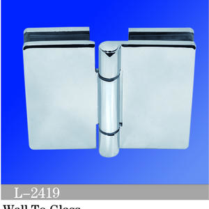 Standard Duty Shower Hinges  Wall to Glass Shower Hinges L-2419