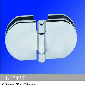 Standard Duty Shower Hinges Glass To Glass Shower  Hinge L-2420
