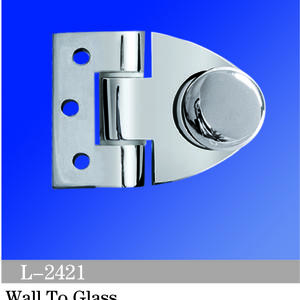 Standard Duty Shower Hinges Wall to Glass Shower Hinge L-2421