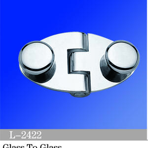 Standard Duty Shower Hinges Glass to Glass Shower Hinge L-2422