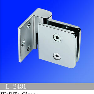 Standard Duty Shower Hinges Wall to Glass Shower Hinge L-2431