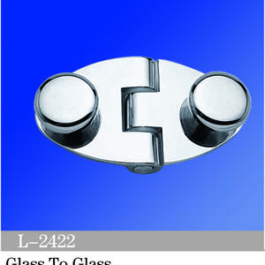 Standard Duty Shower Hinges Glass To Glass Shower  Hinge L-2422