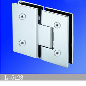 Heavy Duty Shower Hinges Wall Mount For Glass Shower Door 90 Degree L-5123