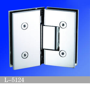 Heavy Duty Shower Hinges Wall Mount For Glass Shower Door 90 Degree L-5124