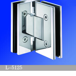 Heavy Duty Shower Hinges Wall Mount For Glass Shower Door 90 Degree L-5125