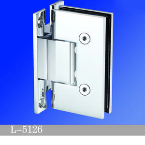 Heavy Duty Shower Hinges Wall Mount For Glass Shower Door 90 Degree L-5126