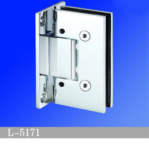 Adjustable Heavy Duty Shower Hinges Wall Mount For Glass Shower Door 90 Degree L-5171