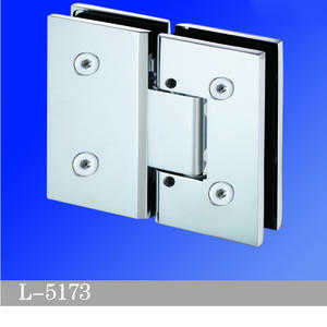 Adjustable Heavy Duty Shower Hinges Wall Mount For Glass Shower Door 90 Degree L-5173