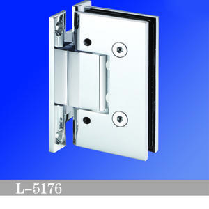 Adjustable Heavy Duty Shower Hinges Wall Mount For Glass Shower Door 90 Degree L-5176