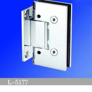 Adjustable Heavy Duty Shower Hinges Wall Mount For Glass Shower Door 90 Degree L-5177
