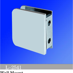 Beveled Edge Shower Glass Clamps Wall Mount L-2541