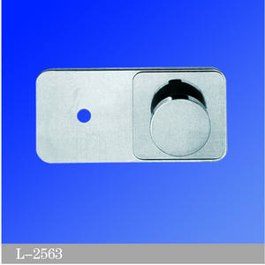 Beveled Edge Shower Glass Clamps 180° Wall-to-Glass L-2563
